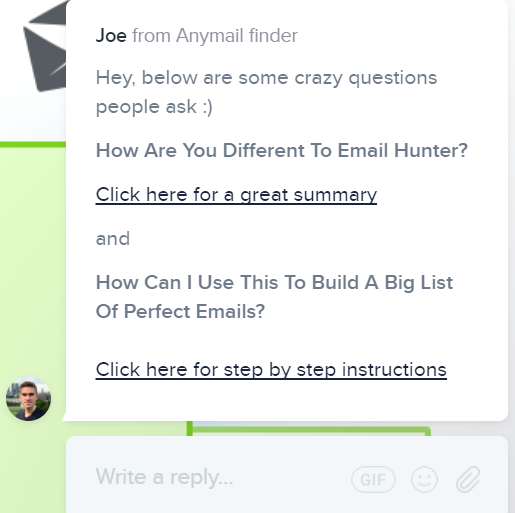 chatbot example