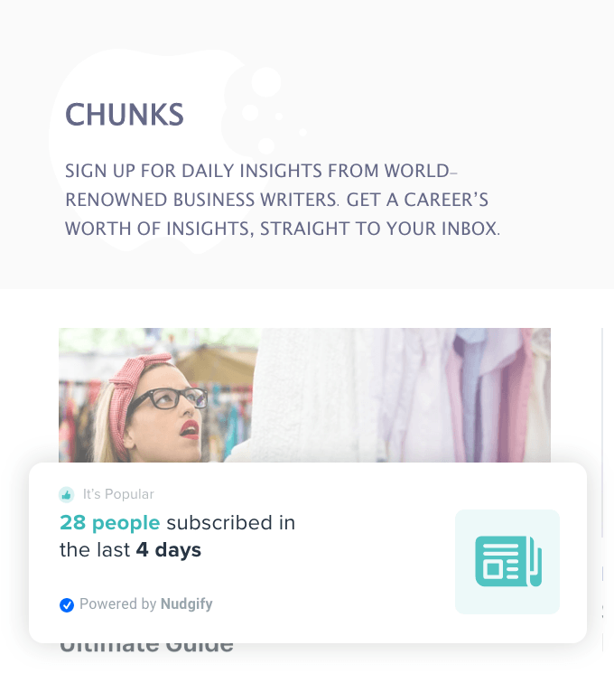 increase signups cx