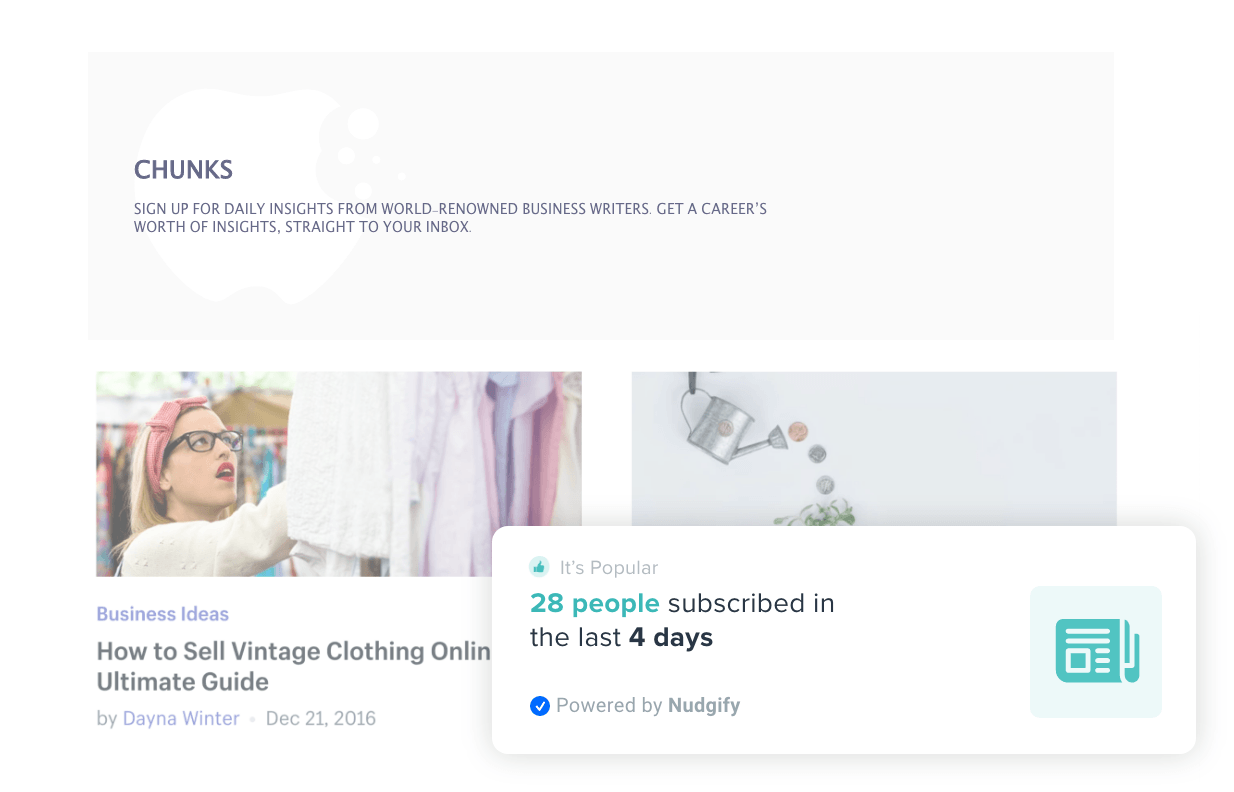 increase signups cx