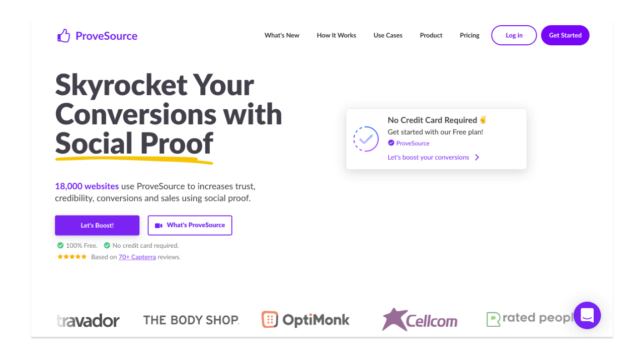 provesource homepage screenshot