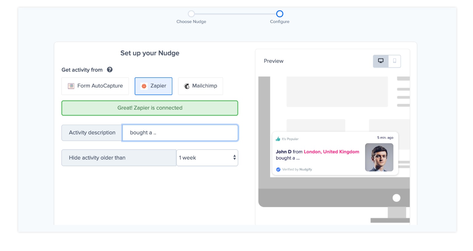 social proof integration