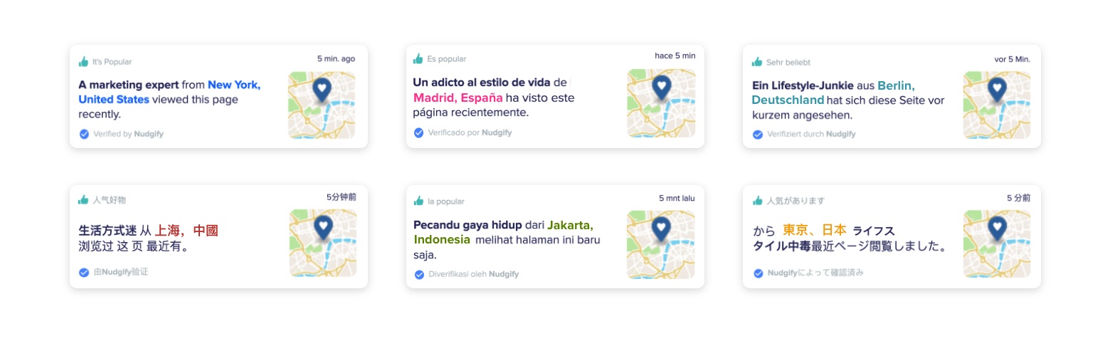 social proof translations