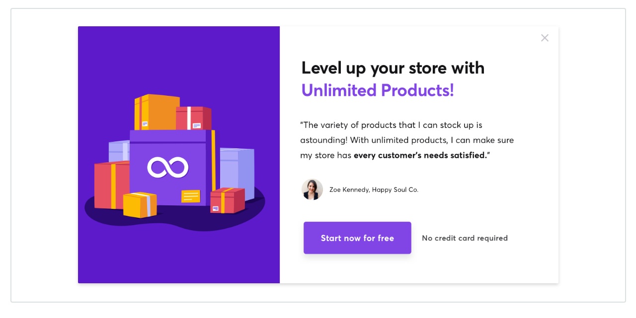 sign-up social proof