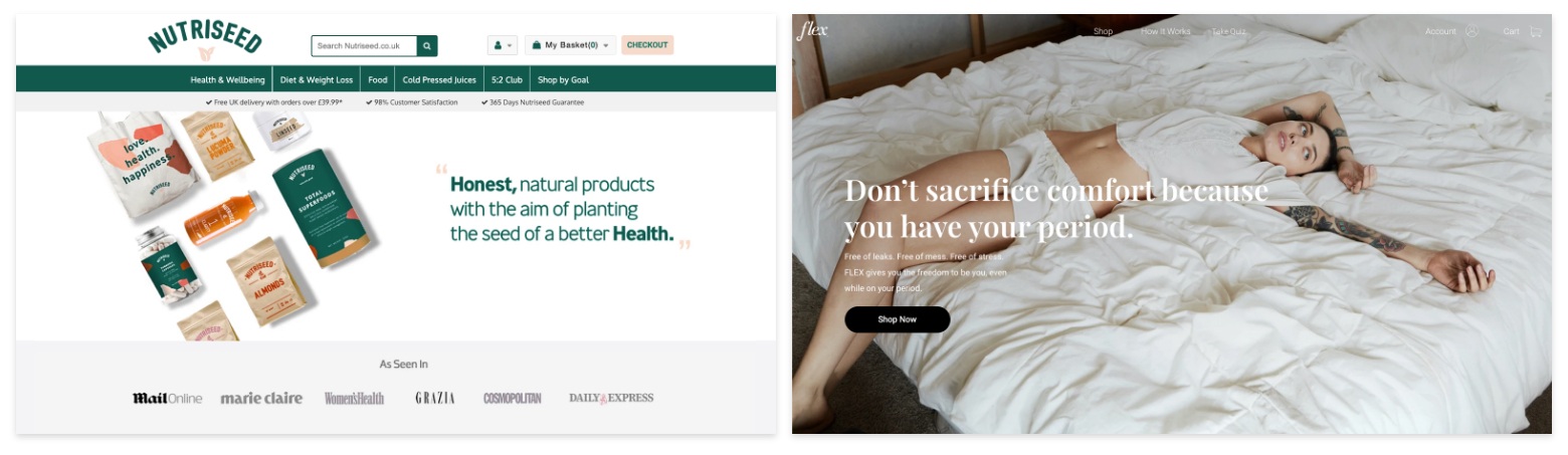 shopify sales funnel landing pages