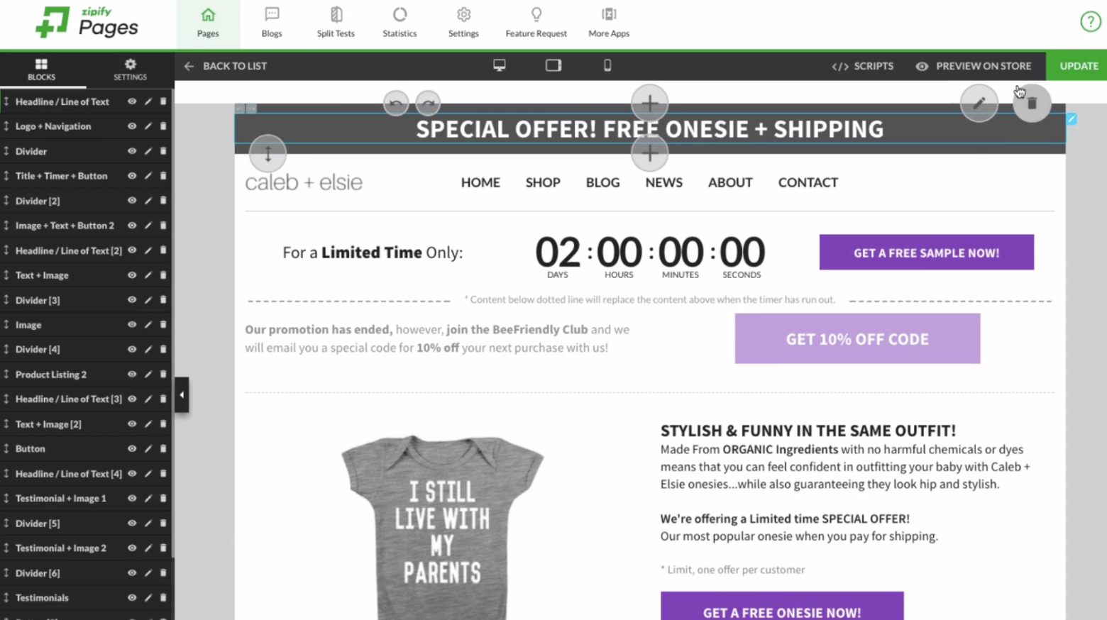 zipify page builder for shopify
