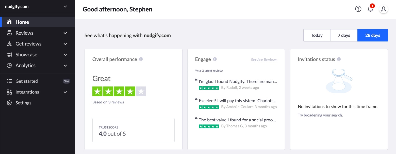 trustpilot reviews social proof