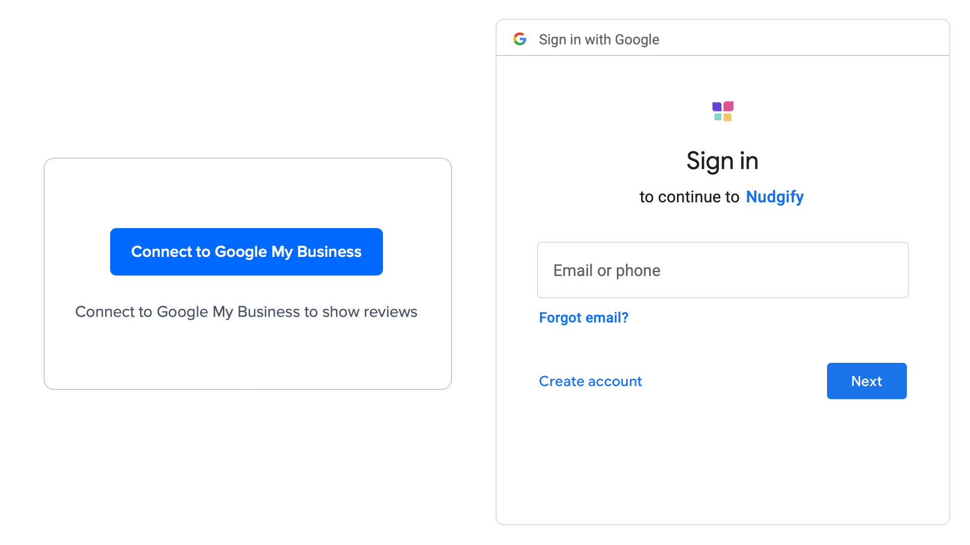 connect google my business for social proof